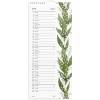 V&aelig;gkalender, Mayland Floral Delicate flowers, 190x434mm &aring;r: 2027, Flerfarvet,