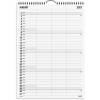Mayland 27066520 Black & White v&aelig;gkalender 3 kolonner A4