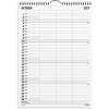 Mayland 27066520 Black & White v&aelig;gkalender 3 kolonner A4