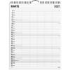 Mayland 27066550 Black & White v&aelig;gkalender 5 kolonner A3