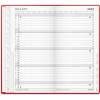 Mayland 27090010 indexkalender 17x9,5cm r&oslash;d