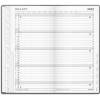 Mayland 27090050 indexkalender 17x9,5cm m&oslash;rkegr&aring;