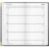 Mayland 27092100 indexkalender 17,5x9,5cm sort