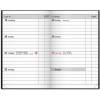 Mayland 27162010 uge lommekalender 11,5x7,5cm sort