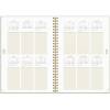 Burde 27227410 Essentials ugekalender A5 tekstilpr&aelig;g