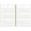 Burde 27227410 Essentials ugekalender A5 tekstilpr&aelig;g