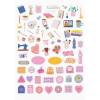 Livsstilskalender, Mayland Life Planner Delicate flowers, 190x216mm &aring;r: 2027, Flerfarvet,