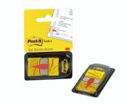 Post-it indexfaner 25x43mm underskriv her 50stk/pak