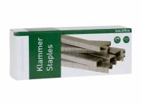 Hæfteklammer bnt/Office 26/6 galvaniserede 1000stk/pak