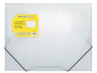 Plastmappe bnt Docusmart A4 klar m/3 klapper