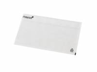 Følgeseddellomme i genbrugsplast LD u/tryk 240x140mm 1000stk/kar Plast40/Plast20/Papir46