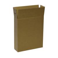 B&oslash;lgepapkasse, Master'in, indre dim: 315 x 106 x 365 mm, 2-lags,EB-flute 7.000 mm, FEFCO 0201, Kraftliner, brun Yderkasse til 3 flasker, bundt a 25 stk FSC Mix 70\%