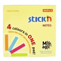 Blok, BNT, Magic notes, assorteret, 76 x76mm