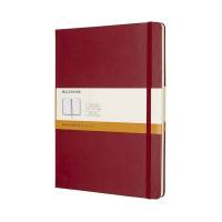 Notesbog, Moleskin Classic, linjeret r&oslash;d, 190x250mm