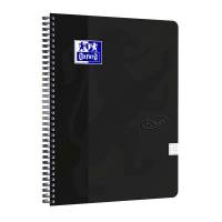 Notesbog, Oxford Touch, Squared, A4+ sort, 238x297mm, 90g/m2