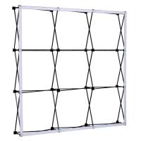 Messeudstyr, Twinco Twin Pop-Up, 350x2240x2260mm, V&aelig;g 3x3m sort