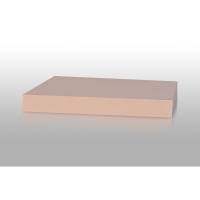 Folia Karton Play Cut, sandbrun Ubestr&oslash;get, 180g/m2 210mm x 297mm, A4, Smal bane pakke a 100 ark