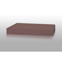 Folia Karton Play Cut, kaffebrun Ubestr&oslash;get, 180g/m2 210mm x 297mm, A4, Smal bane pakke a 100 ark