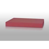 Folia Karton Play Cut, solb&aelig;rr&oslash;d Ubestr&oslash;get, 180g/m2 210mm x 297mm, A4, Smal bane pakke a 100 ark