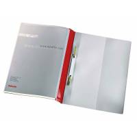 Tilbudsmappe m/lomme A4 r&oslash;d (25)