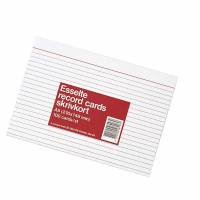 Kartotekskort format A6 linieret (100)