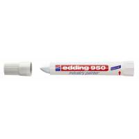 Marker, Edding, 950, 10MM, Rund spids hvid, 703001049
