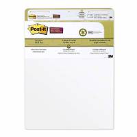 Flipoverpapir, Post-it Super sticky hvid, 635x762, blok a 30 ark