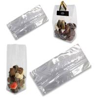 Cellofanpose, 90 x 175 x 175 mm flat film, cellofan, filmtykkelse: 35 &micro;m transparent, pakke a 1000 stk palle 100 pakker, palle a 100 kartoner F&oslash;devaregodkendt