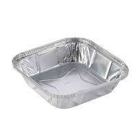 Foliebakke, Plus Pack, 1-Compartments Firkantet kapacitet 542ml,153x153x34mm aluminium, aluminium, pakke a 100 stk F&oslash;devaregodkendt