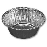 Foliebakke, Plus Pack, Rund, &Oslash; 127 h&oslash;jde 47 aluminium, aluminium, pakke a 100 stk 1-Compartments F&oslash;devaregodkendt