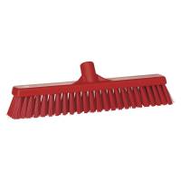 Fejekost, Vikan, broom soft/stiff, r&oslash;d x410mm