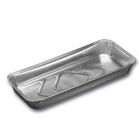 Foliebakke, Plus Pack, 1-Compartments Rektangul&aelig;r kapacitet 653ml,258x116x28mm aluminium, aluminium, pakke a 1000 stk F&oslash;devaregodkendt