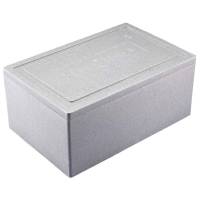 Termo skumkasse, Plus Pack, 1/1GN Rektangul&aelig;r,595x388x262mm Expanded Polystyrene&nbsp;(EPS)&nbsp;, gr&aring;, 1 stk F&oslash;devaregodkendt