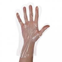 Engangshandsker L PE gloves in cardboard, LD-PE transparent, pakke a 100 stk