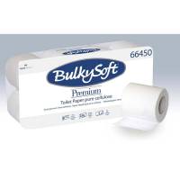 Toiletpapir, BulkySoft, Premium, 2 lag tissue, hvid 95mm x 30.00m, kasse a 96 ruller