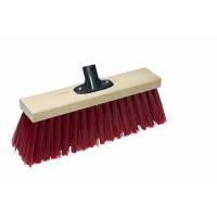 Fejekost, Vikan, Broom wood w/socket r&oslash;d/tr&aelig; 385mmx385mm