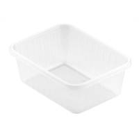 Plastbakke, Duni Fixpack kapacitet 500ml,146x110x54mm pp, transparent, karton a 500 stk F&oslash;devaregodkendt