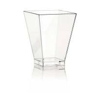 Dessertb&aelig;ger, Kova kapacitet 160ml,58x58x76mm PS, transparent, karton a 400 stk F&oslash;devaregodkendt