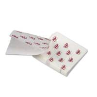 Burgerlomme, 130 x 140 mm, flat bag Kraftpapir, hvid, pakke a 1000 stk palle a 147 kartoner, F&oslash;devaregodkendt