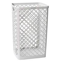 Affaldsspand, Katrin 40L Tr&aring;dkurv plastik, hvid 320mmx250mm x 500mm