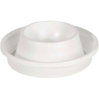 &AElig;ggeb&aelig;ger&nbsp;, udvendig diameter: 80 mm, PS hvid, pakke a 100 stk, F&oslash;devaregodkendt