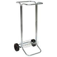 Affaldsspand, Hygiene & Janitorial 2 wheel galvanized, gr&aring; 440mm x 935mm