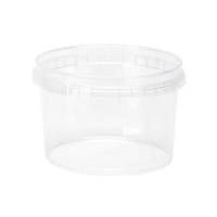 Plastb&oslash;tte, Handy-lock, Rund, &Oslash; 97 h&oslash;jde 66 pp, transparent, kasse a 475 set F&oslash;devaregodkendt