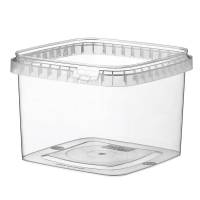 Condib&oslash;tte, Without lid kapacitet 960ml,128x128x89mm pp, transparent, SMALL, karton a 216 stk F&oslash;devaregodkendt