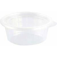 Plastbakke, Duni Fixpack, Rund, &Oslash; 112 h&oslash;jde 40 pp, transparent, karton a 700 stk F&oslash;devaregodkendt