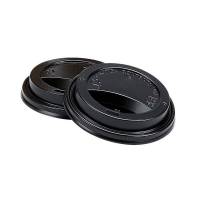 L&aring;g t/kaffeb&aelig;ger udvendig diameter: 80 mm, PS, sort 8 oz high, karton a 1000 stk palle 36 kartoner, F&oslash;devaregodkendt