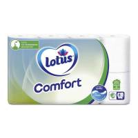 Toiletpapir, Lotus, 3 lag, tissue, hvid 99mm x 18.50m, kasse a 56 ruller