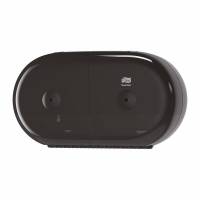 Toiletpapirdispenser ark, Tork T9 Mini Twin, sort