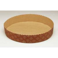 Kagemands&aelig;ske, Rund, h&oslash;jde 35 mm indvendig diameter 170.0 mm Pergamentpapir, brun, pakke med 600 stk Mazarin/Pie, F&oslash;devaregodkendt