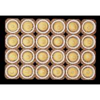 Muffin form, Rektangul&aelig;r, 50 x 50 x 36 mm, Pergamentpapir, hvid pakke a 24 stk, On cardboard NTS.2 F&oslash;devaregodkendt